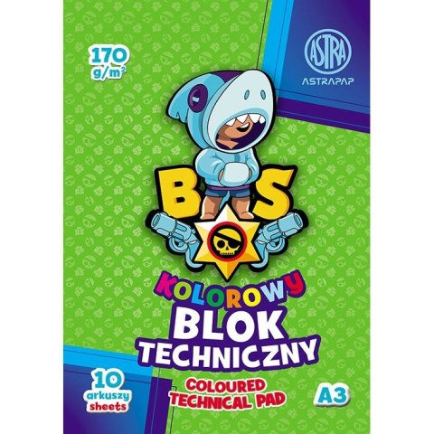 Blok techniczny BS&Unicorn ASTRAPAP A3 mix 170g 10k Astrapap (106021008) Blok techniczny BS&Unicorn ASTRAPAP A3 mix 170g 10k Astrapap (106021008)
