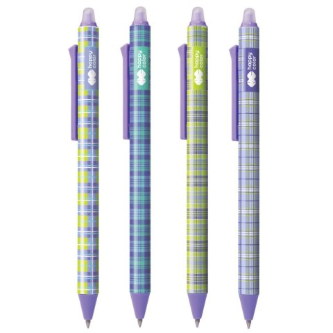 Długopis wymazywalny Jungle wkład niebieski 0,5mm Happy Color (HA 4121 01MI-3 KP30)