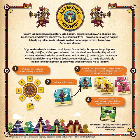 Gra strategiczna Aztekowie kontra Kosmici Trefl (02534)