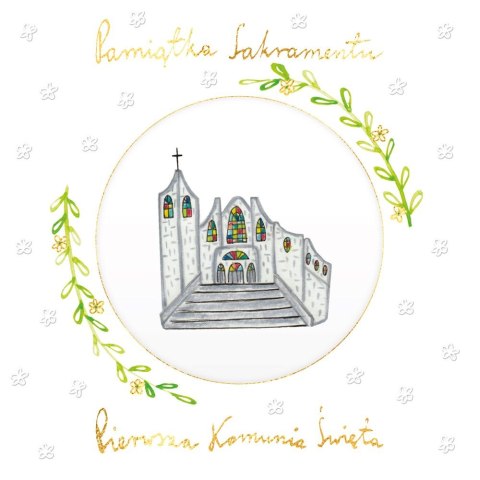Kartka składana KARNET KW KOMUNIA KÓŁKO HS KOSCIOŁEK kw Henry (5907465664813) Kartka składana KARNET KW KOMUNIA KÓŁKO HS KOSCIOŁEK kw Henry (5907465664813)
