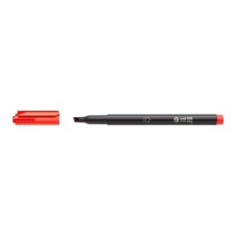 Marker permanentny czerwony czerwony 1-3mm ścięta końcówka Memobe (MM253-05)