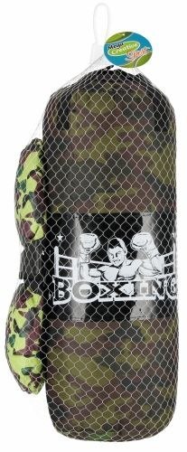 Rękawice bokserskie zestaw moro, worek 57cm Mega Creative (544718)