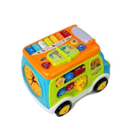 Sorter Autobus Muzyczny z Projektorem Pianinko Lean (7208)