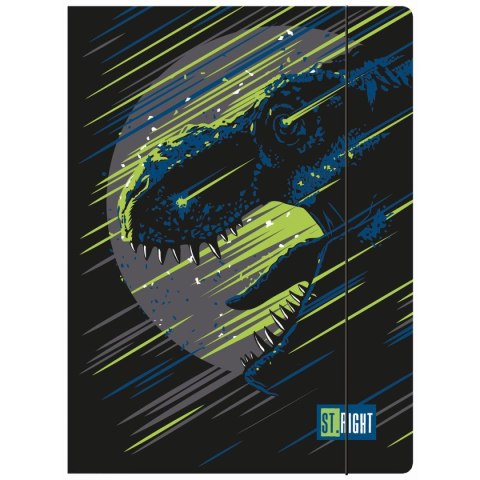 Teczka kartonowa na gumkę ST.RIGHT DINOSAUR A4 różne Unipap Teczka kartonowa na gumkę ST.RIGHT DINOSAUR A4 różne Unipap