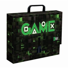 Teczka kartonowa na zatrzask Game green A4 mix Unipap