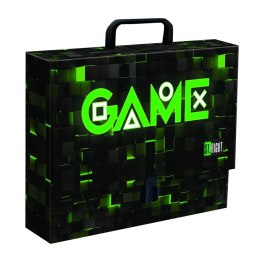 Teczka kartonowa na zatrzask Game green A4 mix Unipap