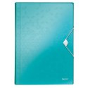 Teczka z przegródkami Wow A4 kolor: turkusowy 6 przegródek Leitz (45890051)