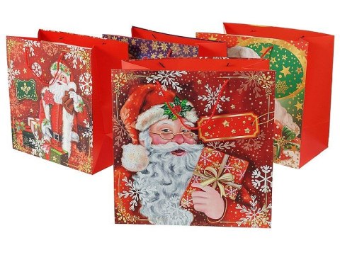 Torba prezentowa z motywem świątecznym [mm:] 380x380x 200 Adar (599628)