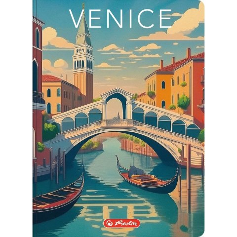 Brulion Retro City A5 96k. 70g krata Herlitz (400196840) Brulion Retro City A5 96k. 70g krata Herlitz (400196840)