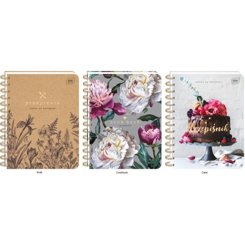 Kołozeszyt (kołonotatnik) przepiśnik A5 240k. kropki/tagi Interdruk (PRZEPCA)