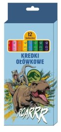 Kredki ołówkowe Jurassic Park 12 kol. Beniamin