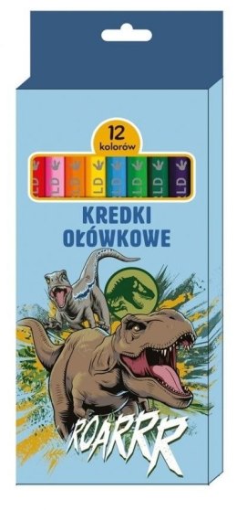 Kredki ołówkowe Jurassic Park 12 kol. Beniamin