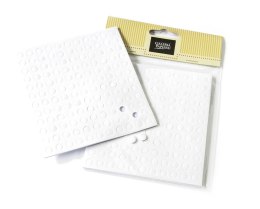 Kryształki kostka samoprzylepna biały Galeria Papieru (254020)