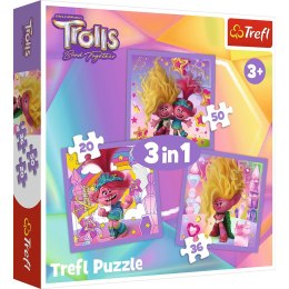 Puzzle Poznaj wesołe Trolle Trefl (34870)