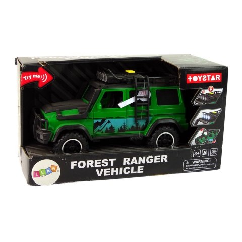 Samochód terenowy 1:14 Światła Dźwięki Czarne Lean (15471)