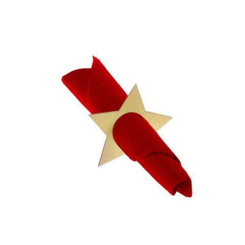 Serwetnik obrączki na serwetki choinki gwiazdki 4szt. Arpex (BN1505)