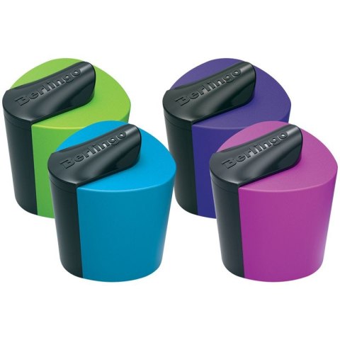 Temperówka Color zone 1 otwór, pojemnik, mix kolorów mix plastik Berlingo (247386)