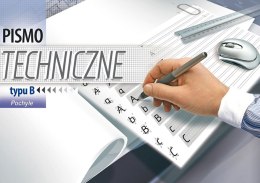 Blok do pisma technicznego pismo B pochyłe A4 10k Kreska