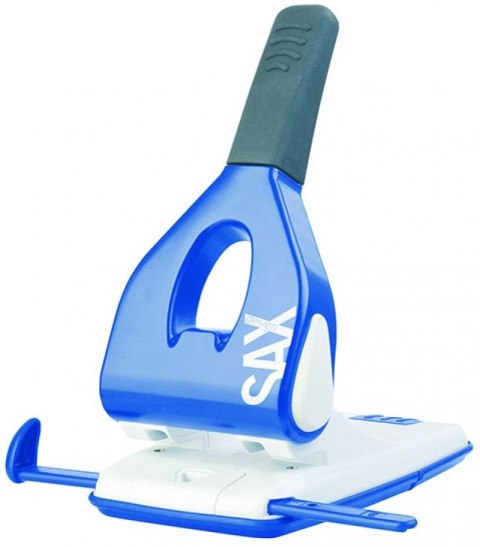 Dziurkacz Design 618 Paperbox niebieski 65k (ISAXD618-01) Sax