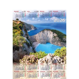 Kalendarz ścienny KLIF plakatowy 670mm x 988mm Telegraph (03)