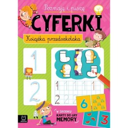 Książeczka edukacyjna Poznaję i piszę cyferki. Książka przedszkolaka Aksjomat (3220)