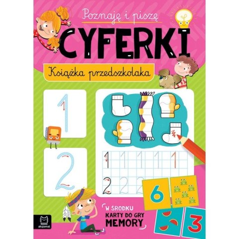 Książeczka edukacyjna Poznaję i piszę cyferki. Książka przedszkolaka Aksjomat (3220) Książeczka edukacyjna Poznaję i piszę cyferki. Książka przedszkolaka Aksjomat (3220)