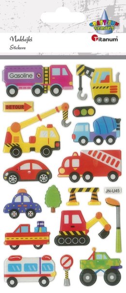 Naklejka (nalepka) Craft-Fun Series Pojazdy użytkowe wypukłe Titanum (JN-U045)
