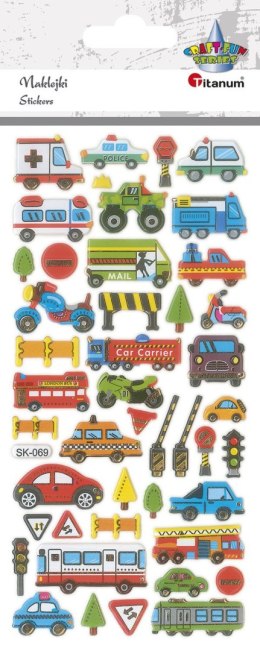 Naklejka (nalepka) Craft-Fun Series Pojazdy wypukłe Titanum (SK-069)