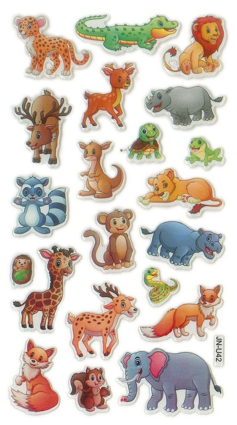 Naklejka (nalepka) Craft-Fun Series Zwierzęta wypukłe Titanum (JN-U042)