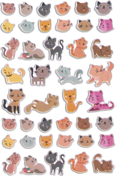 Naklejka (nalepka) Craft-Fun Series koty Titanum (HFF-8)