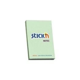 Notes samoprzylepny (karteczki) pastel zielony 100k [mm:] 38x51 Stick'n (21147)
