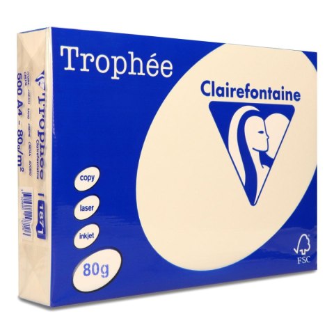Papier kolorowy kolorowy A4 piaskowy 500k. 80g Trophee (xca41871)