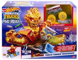 Tor wyścigowy Monster Trucks Power Smashers Wieża Hot Wheels (HTP39)
