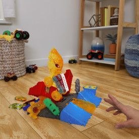 Tor wyścigowy Monster Trucks Power Smashers Wieża Hot Wheels (HTP39) Tor wyścigowy Monster Trucks Power Smashers Wieża Hot Wheels (HTP39)