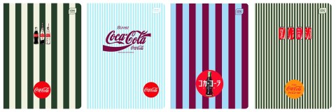 Zeszyt SOFT TOUCH COCA COLA A5 80k. 70g krata Interdruk
