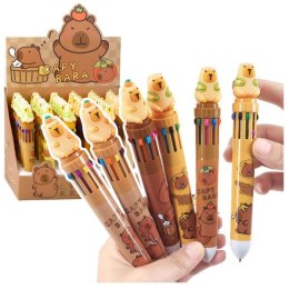 Długopis wielofunkcyjny Kapibara Figurka Wielokolorowy Automatyczny Kapibara 10w1 Lean (26975)