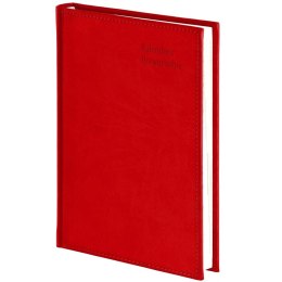 Kalendarz książkowy (terminarz) CZERWONY UNIWERSALNY DZIENNY A4 Wokół Nas (238 A4DB)