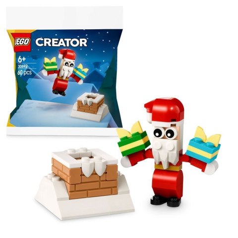 Klocki konstrukcyjne Creator Święty Mikołaj i świąteczny komin Lego (30692) Klocki konstrukcyjne Creator Święty Mikołaj i świąteczny komin Lego (30692)