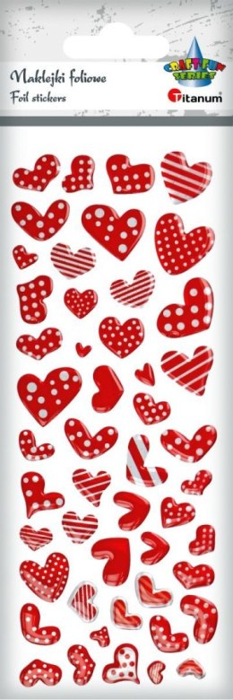 Naklejka (nalepka) Craft-Fun Series Serca Titanum (JYG04)