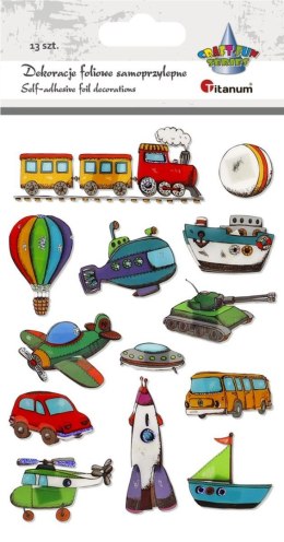 Naklejka (nalepka) Craft-Fun Series foliowe 3D pojazdy Titanum (MXM-009)
