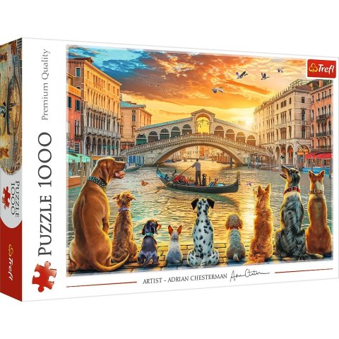 Puzzle Pieski w Wenwcji 1000 el. Trefl (10944)