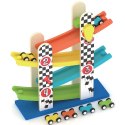 Zabawka edukacyjna drewniana zjeżdżalnia z autami Smily Play (AC6653) Zabawka edukacyjna drewniana zjeżdżalnia z autami Smily Play (AC6653)
