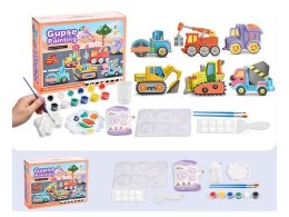 Zestaw kreatywny dla dzieci odlewy gipsowe pojazdy Bigtoys (BZK7094)