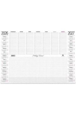 Kalendarz biurkowy duży z listwą 594mm x 420mm Pan Kalendarzyk (A2)