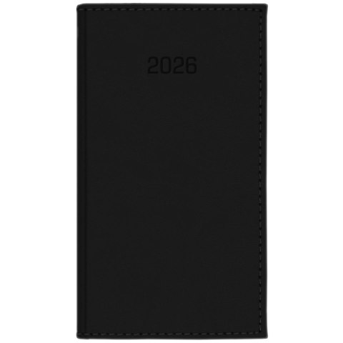 Kalendarz książkowy (terminarz) CZARNY VIVELLA TYGODNIOWY A6 (216 A6TB)