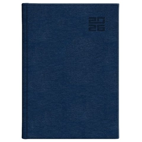 Kalendarz książkowy (terminarz) CZARNY aluminium DZIENNY B6 (237 B6DB)