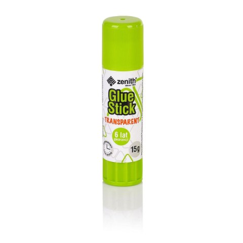 Klej w sztyfcie transparentny 15g Zenith Klej w sztyfcie transparentny 15g Zenith