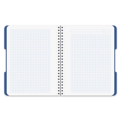 Kołozeszyt (kołonotatnik) granatowy A5 80k. 70g kratka Herlitz (400198754)