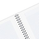 Kołozeszyt (kołonotatnik) granatowy A5 80k. 70g kratka Herlitz (400198754)
