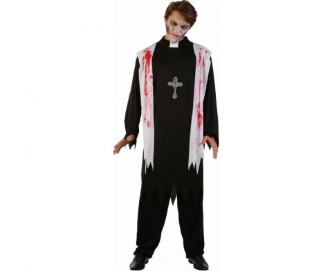 Kostium Strój dla dorosłych Krwawy Ksiądz (sutanna z kamizelką), rozm. 56 Godan (SL-KK56)